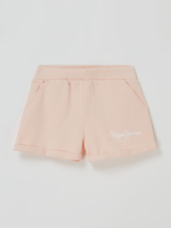 

Хлопковые спортивные шорты, модель "Роземери" Pepe Jeans, розовый