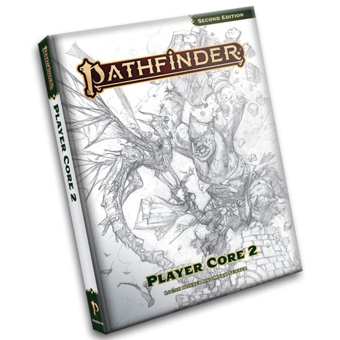 

Ролевая игра Paizo Pathfinder RPG (2E) - Player Core 2 Sketch Cover (Pre-Order)