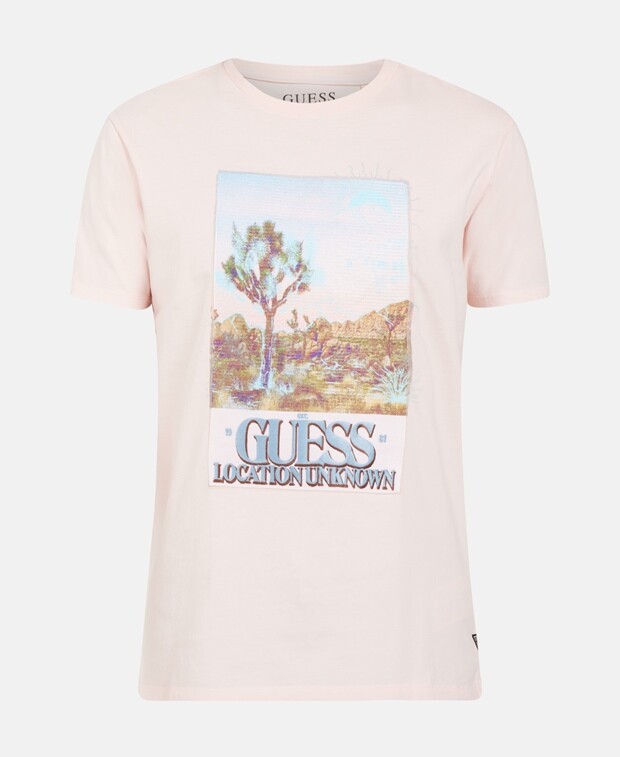 

Футболка Guess, розовый