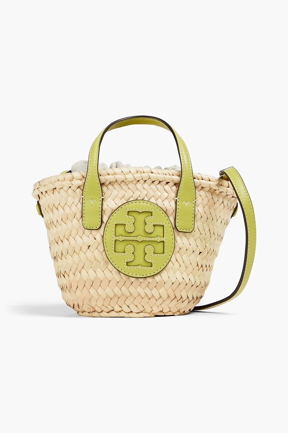 

Соломенная сумка-ведро Ella мини Tory Burch, бежевый