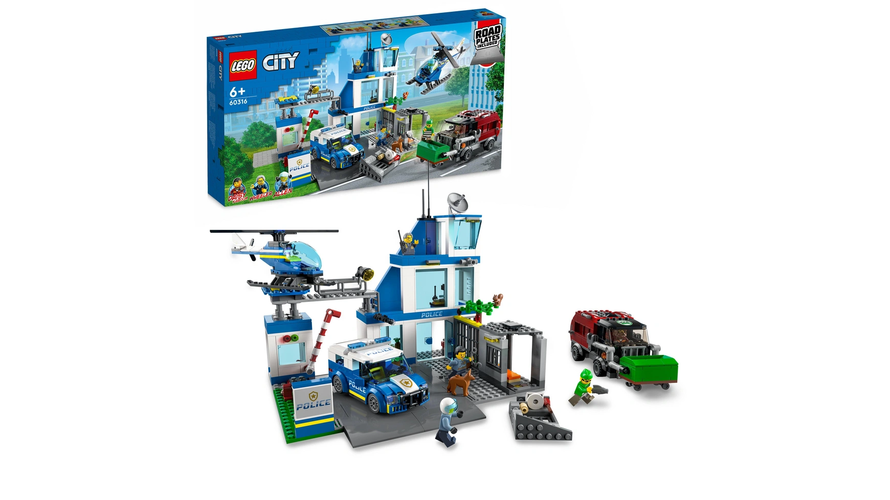 Lego City Полицейский участок lego city полицейский внедорожный багги