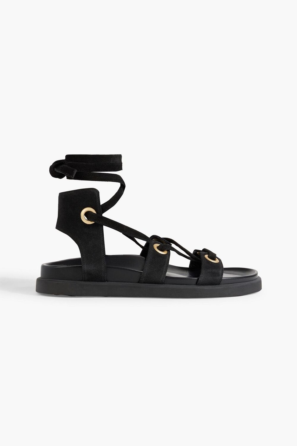 

Замшевые сандалии Ibiza GIANVITO ROSSI, черный