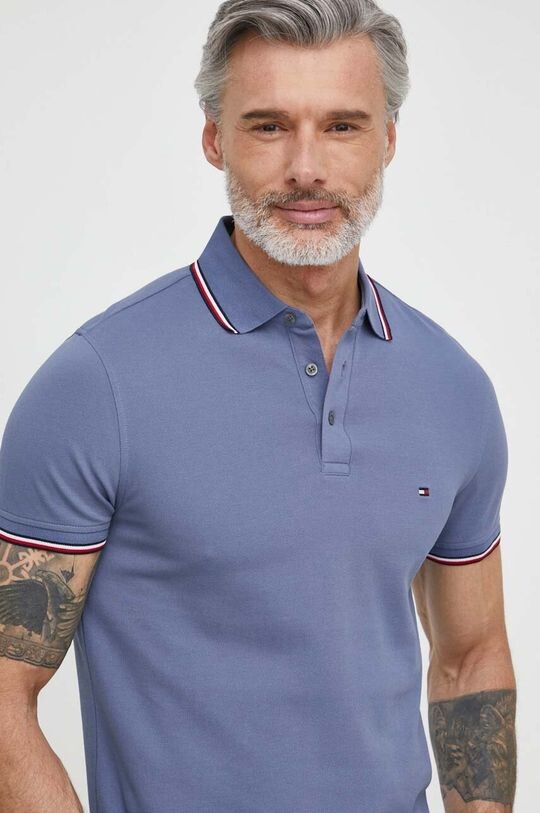 

Поло Tommy Hilfiger, синий