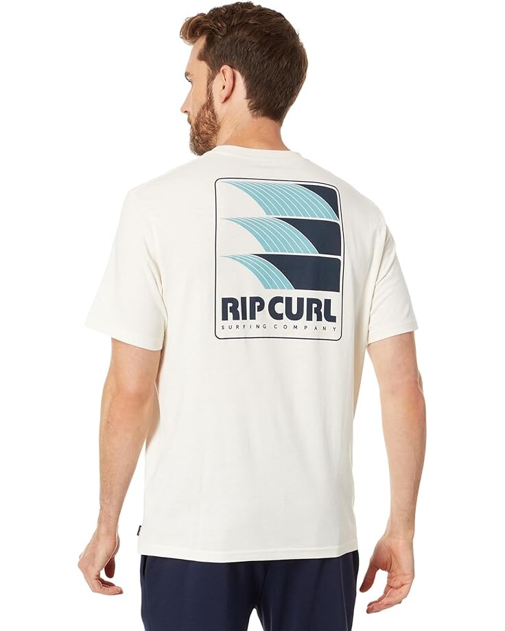 

Футболка Rip Curl Surf Revival Line Up Short Sleeve Tee, цвет Bone
