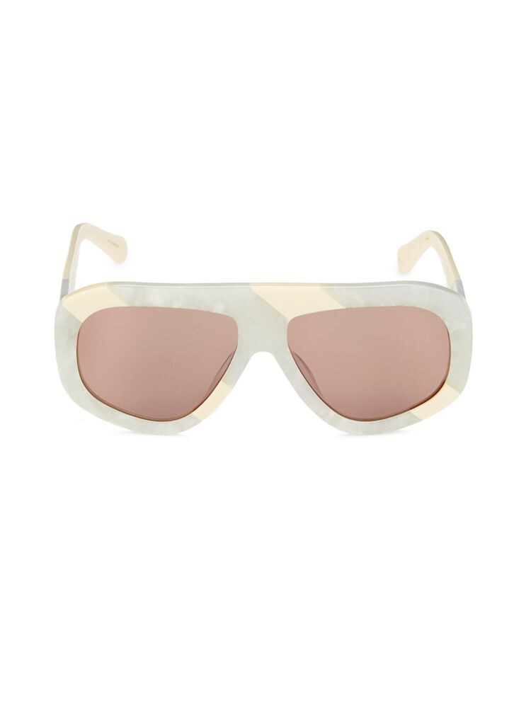 

Квадратные солнцезащитные очки Centurion 58MM Karen Walker, цвет Cream