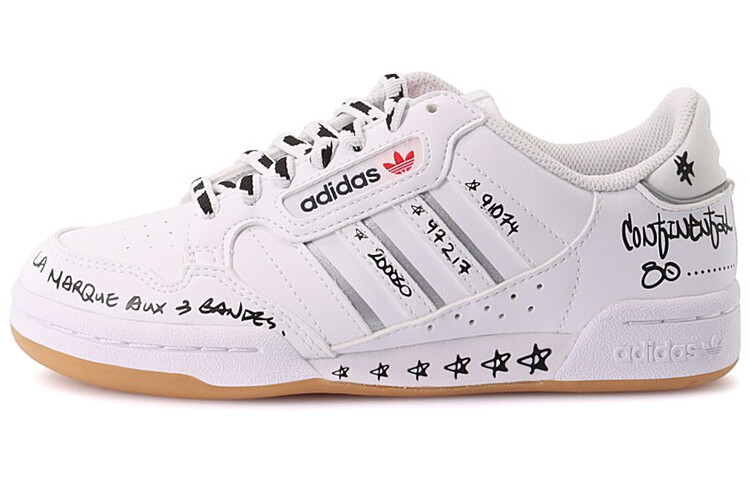

Кроссовки унисекс для скейтбординга Adidas Originals Continental 80 Белый/Черный/Красный