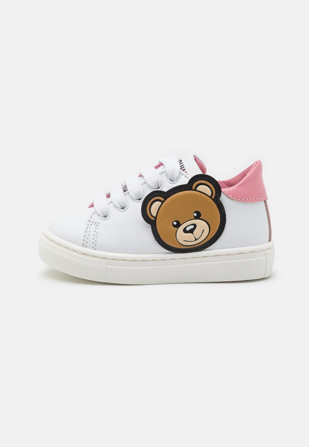 

Низкие кроссовки Unisex MOSCHINO, цвет white/pink