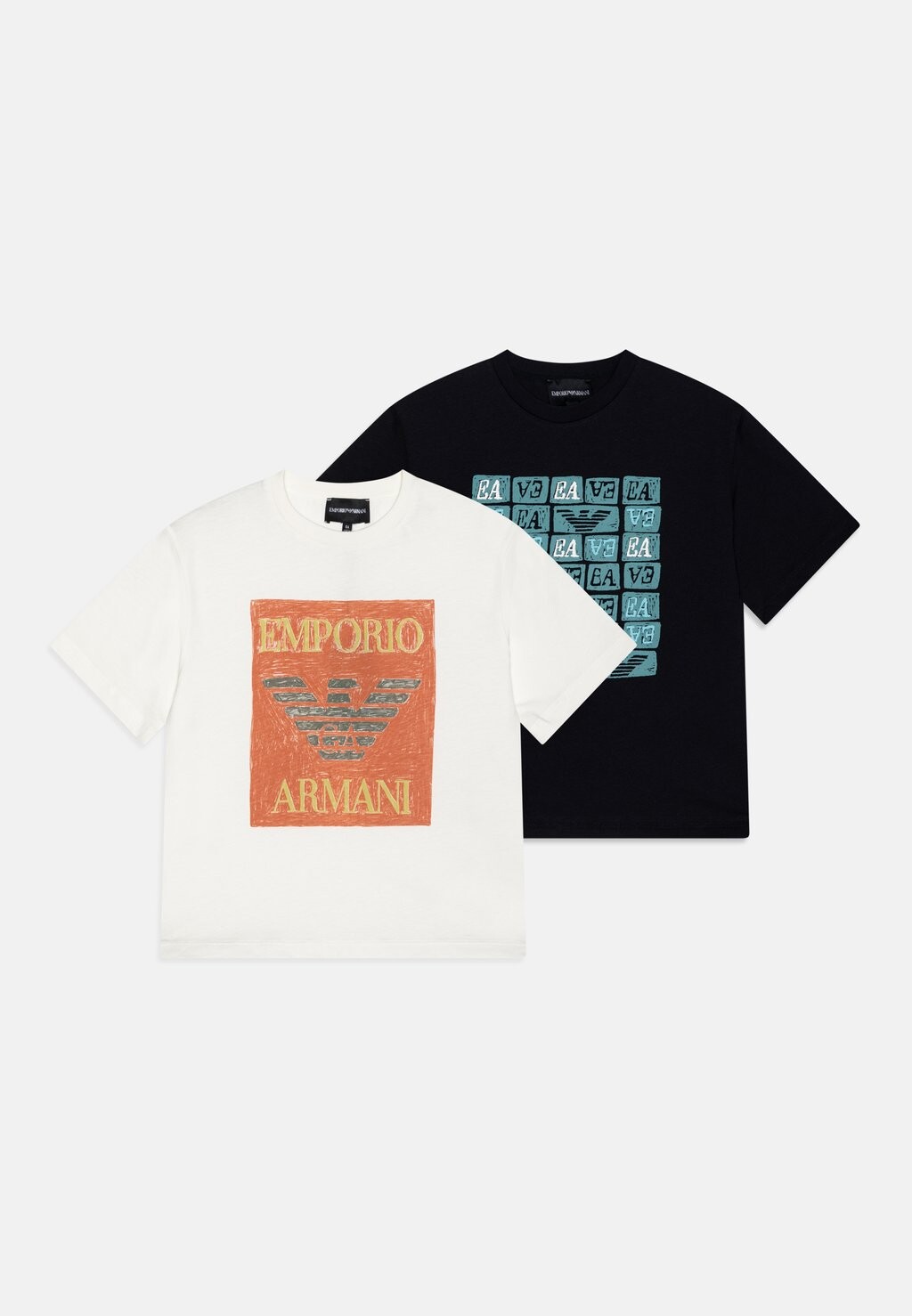 

Футболка с принтом UNISEX 2 PACK Emporio Armani, цвет blue/multi-coloured