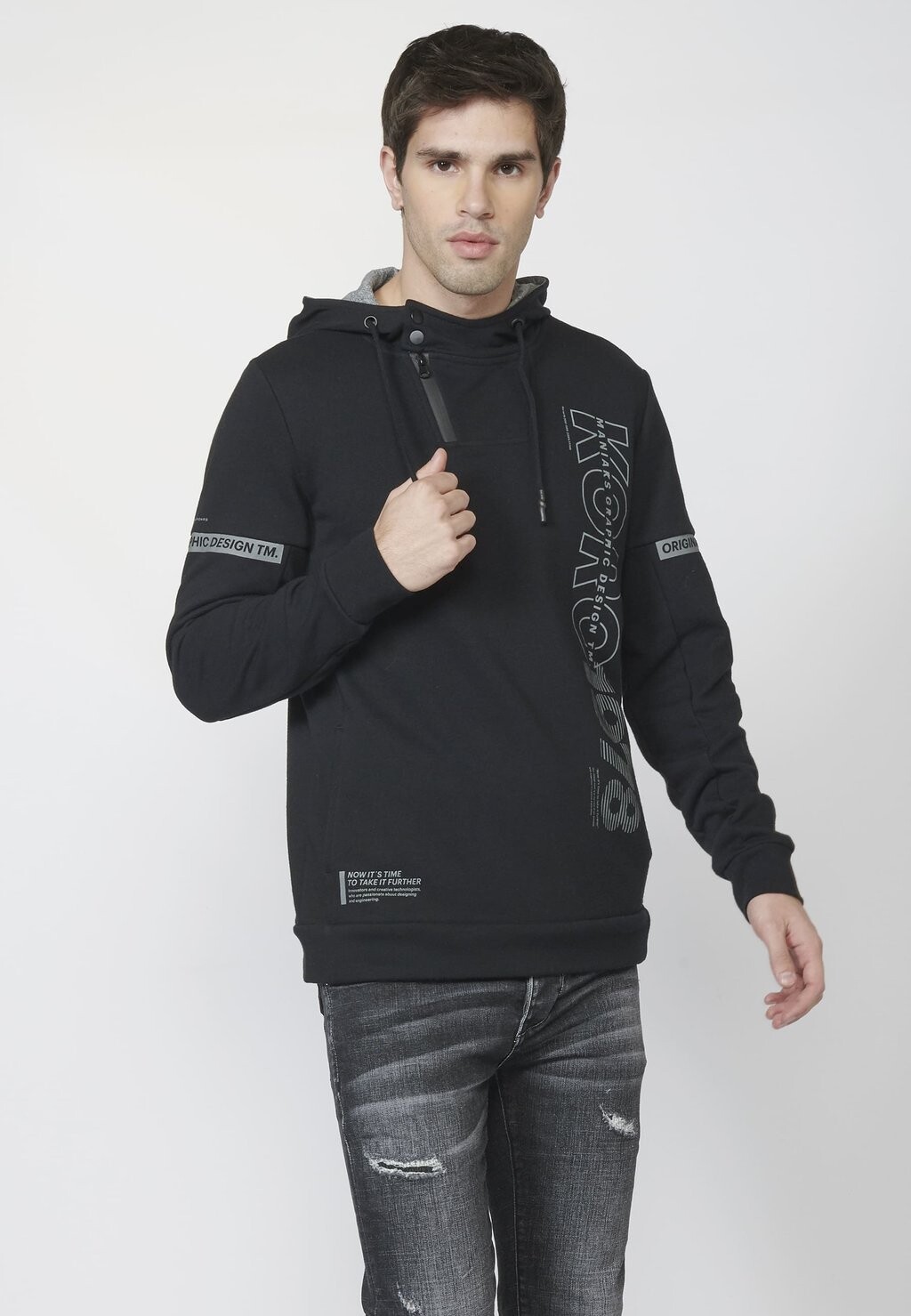 

Толстовка Sudadera Koroshi, цвет black