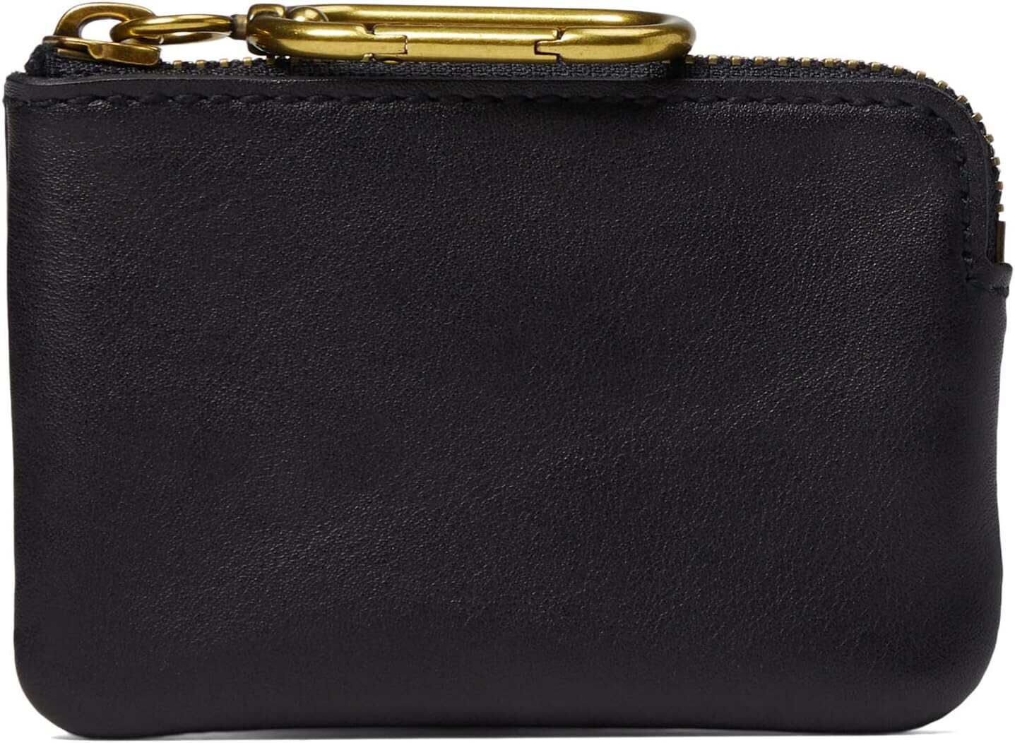 

Кошелек Madewell The Leather Carabiner Mini Pouch, цвет True Black