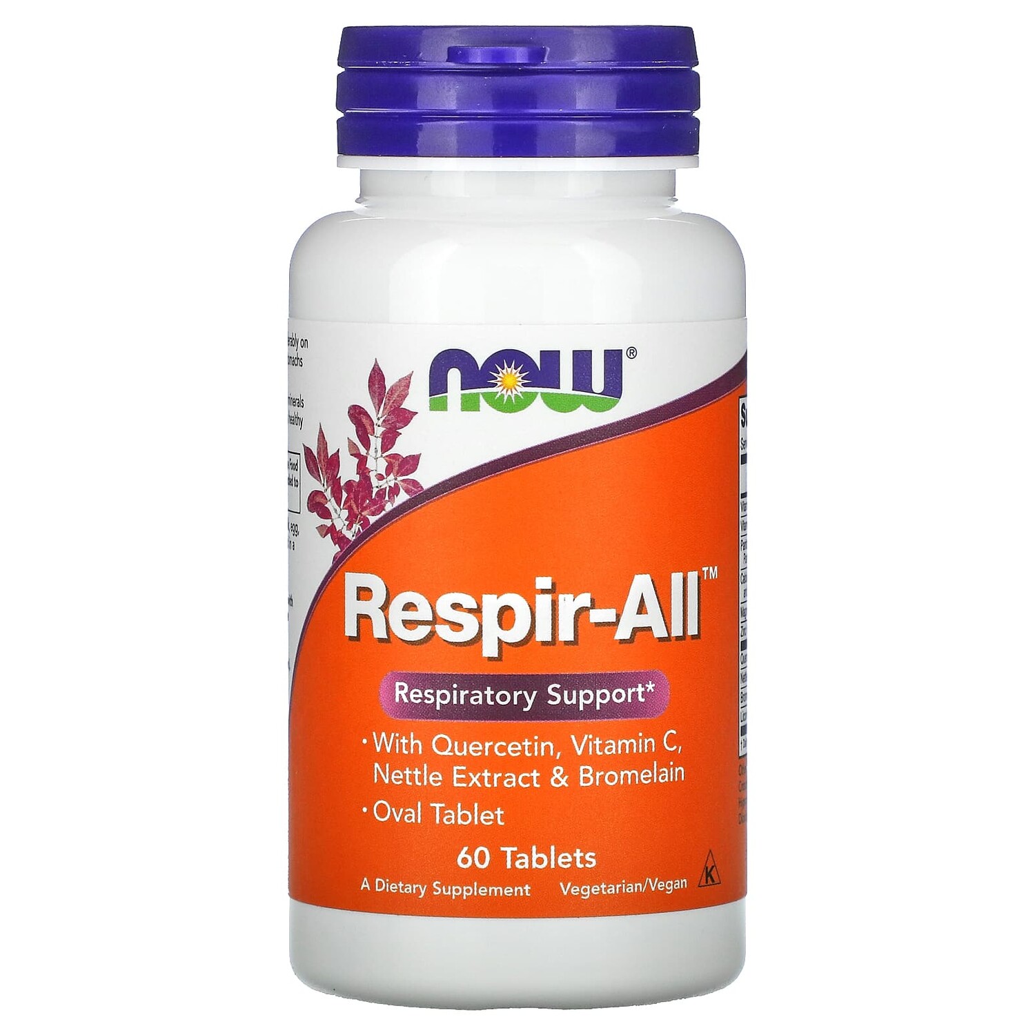 

Respir-All, 60 таблеток, NOW Foods