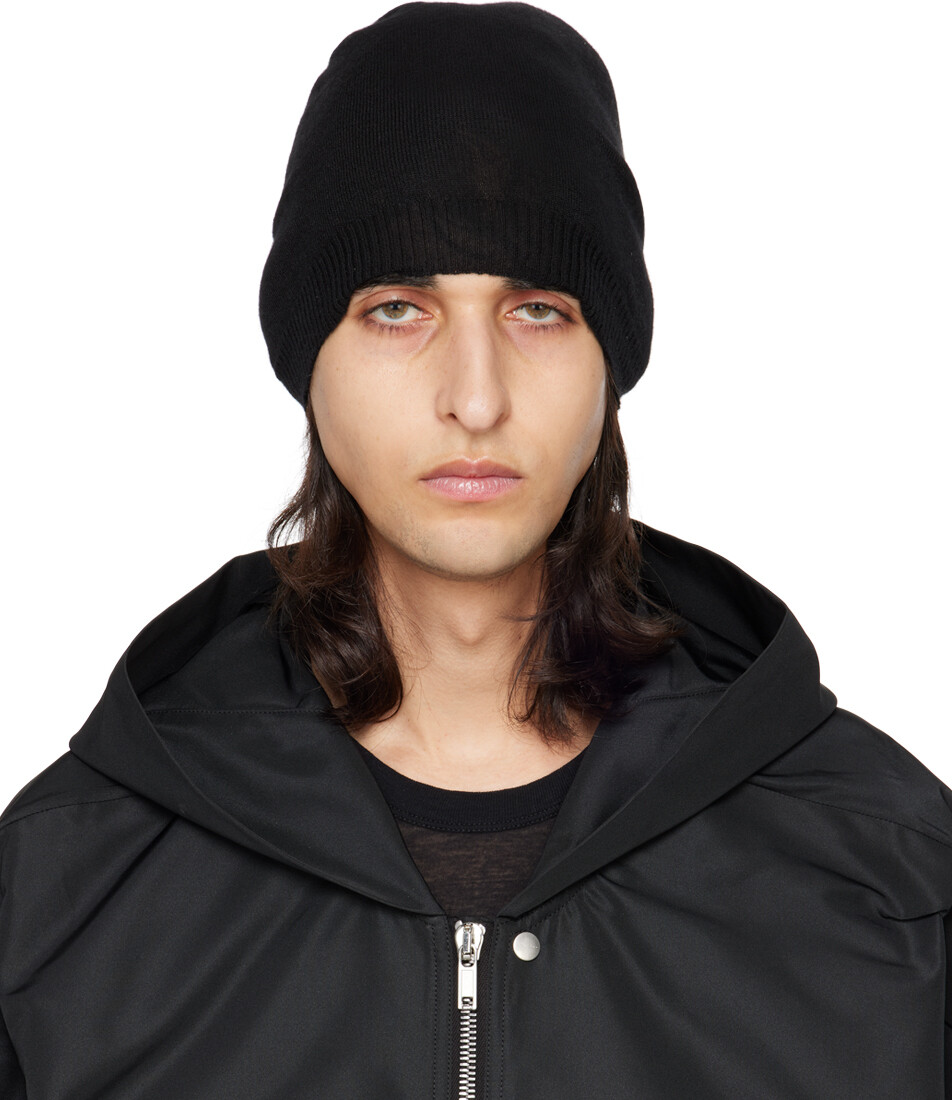 

Черная средняя шапка Rick Owens