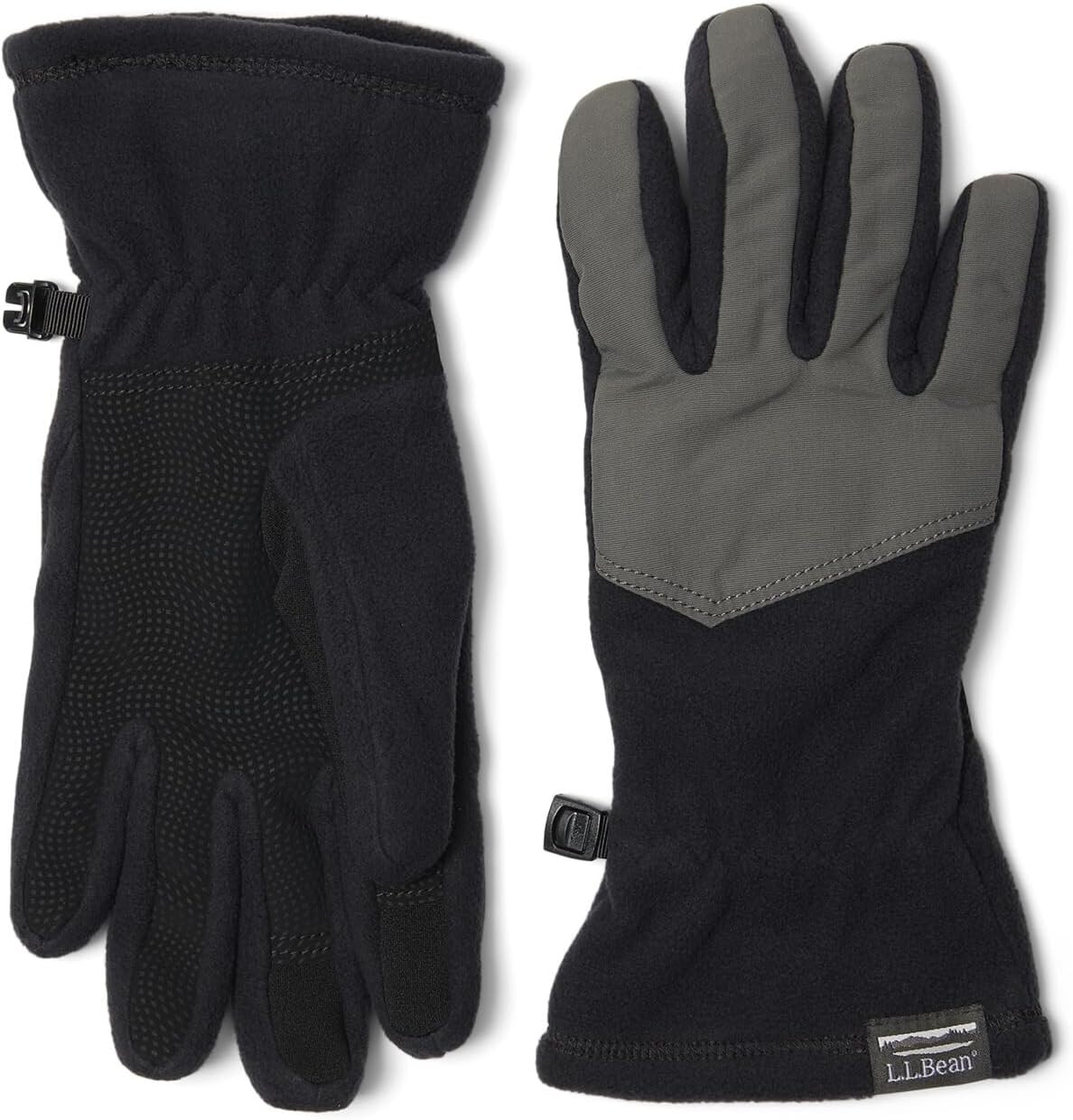 

Перчатки L.L.Bean Mountain Classic Fleece Gloves, цвет Midnight Black/Shale Gray