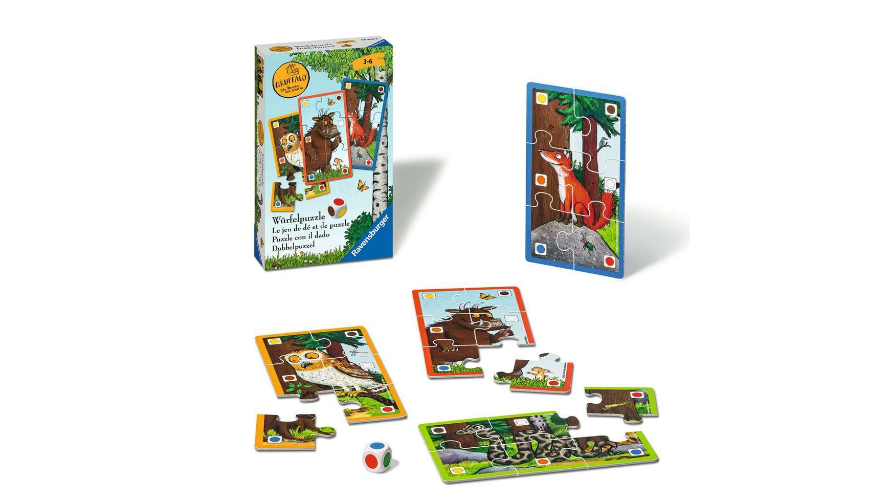 Ravensburger Spiele The Gruffalo Dice Puzzle Веселая игра в кости и  коллекционирование с Gruffalo – заказать по выгодной цене из-за рубежа в  «CDEK.Shopping»