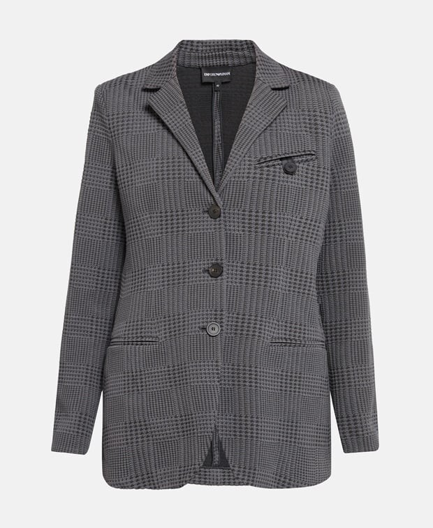

Блейзер Emporio Armani, серый