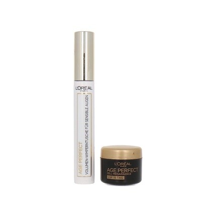 

L'OrгAl Age Perfect Подарочный набор Черная тушь + 4 мл Age Perfect Cell Renaissance Day Cream, L'Oreal