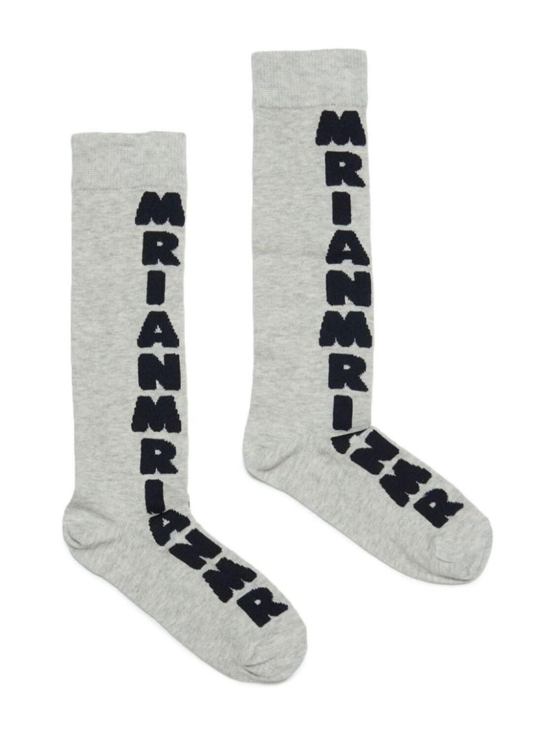 

Носки с жаккардовым логотипом Marni Kids, серый
