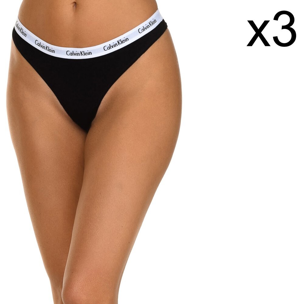 

Стринги Calvin Klein Calvin Kleins 3 шт, черный
