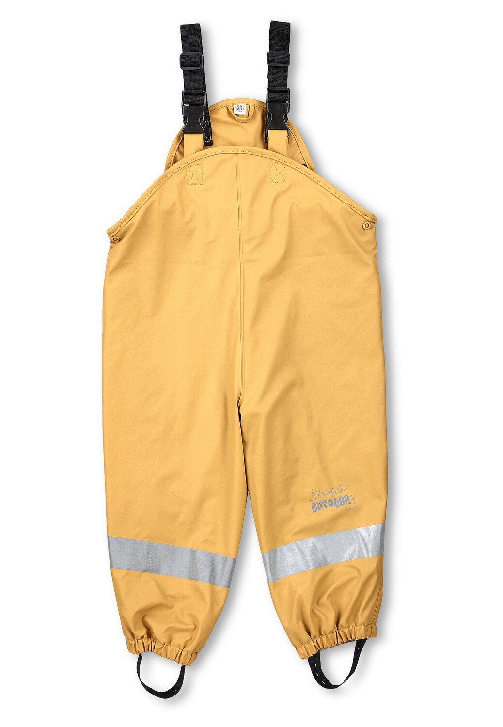 

Водонепроницаемые брюки Sterntaler Regenträgerhose gefüttert, цвет mittelgelb