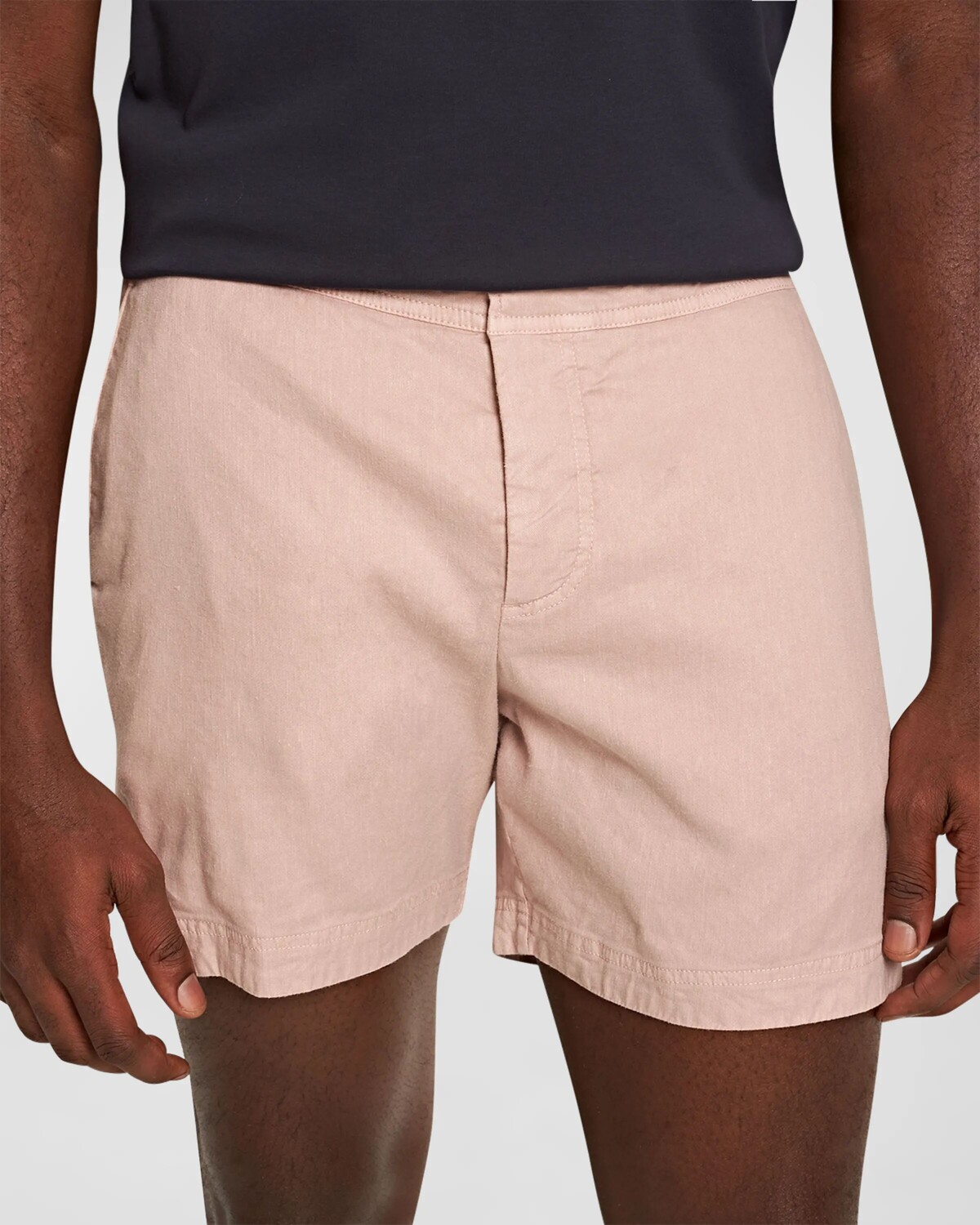 

Мужские шорты из твила Bulldog Orlebar Brown, цвет Seashell Pink