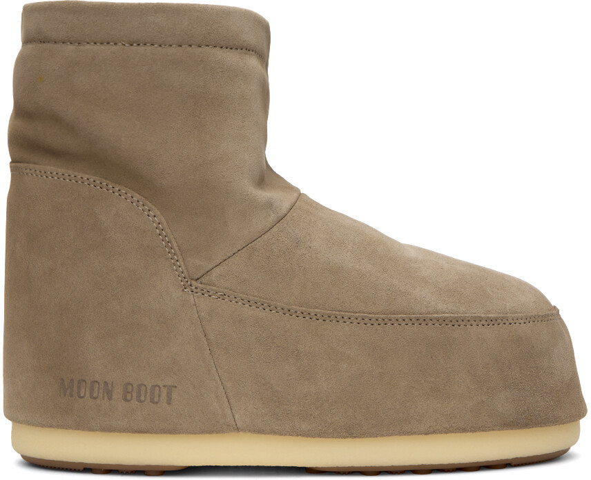 

Серо-коричневые ботинки Icon Low Nolace Moon Boot