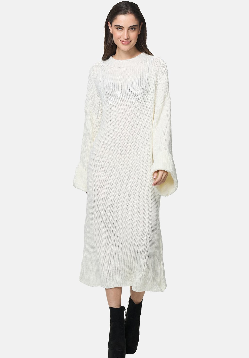 Вязанное платье Elara, белый