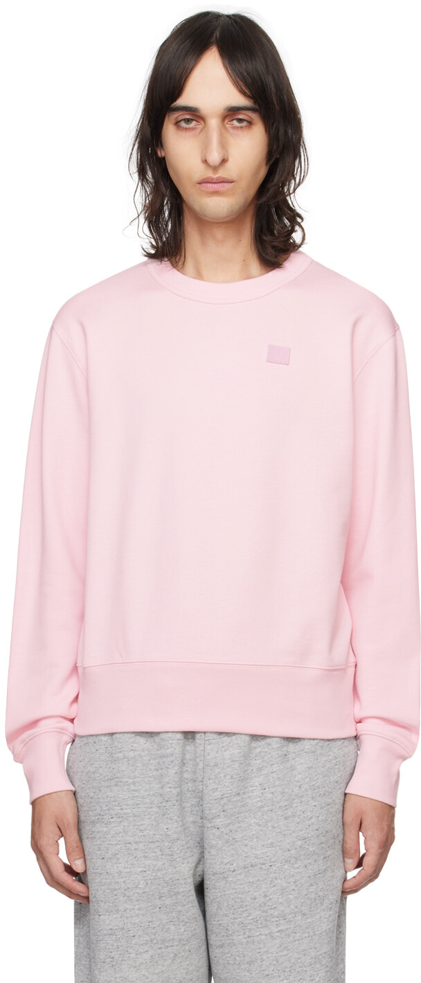 

Розовый свитшот с нашивками Acne Studios