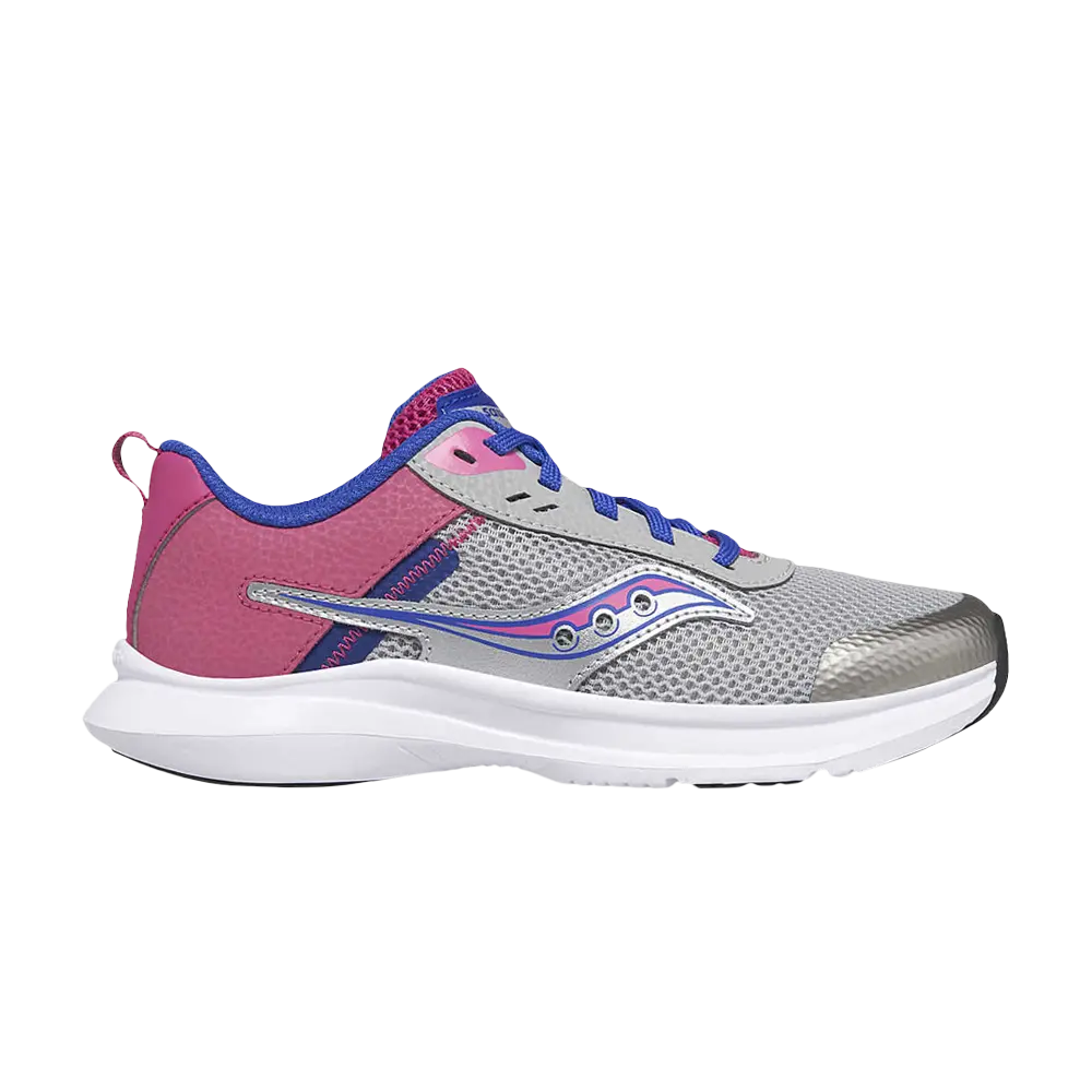

Кроссовки Axon 3 Big Kid Saucony, серебро, Серебристый