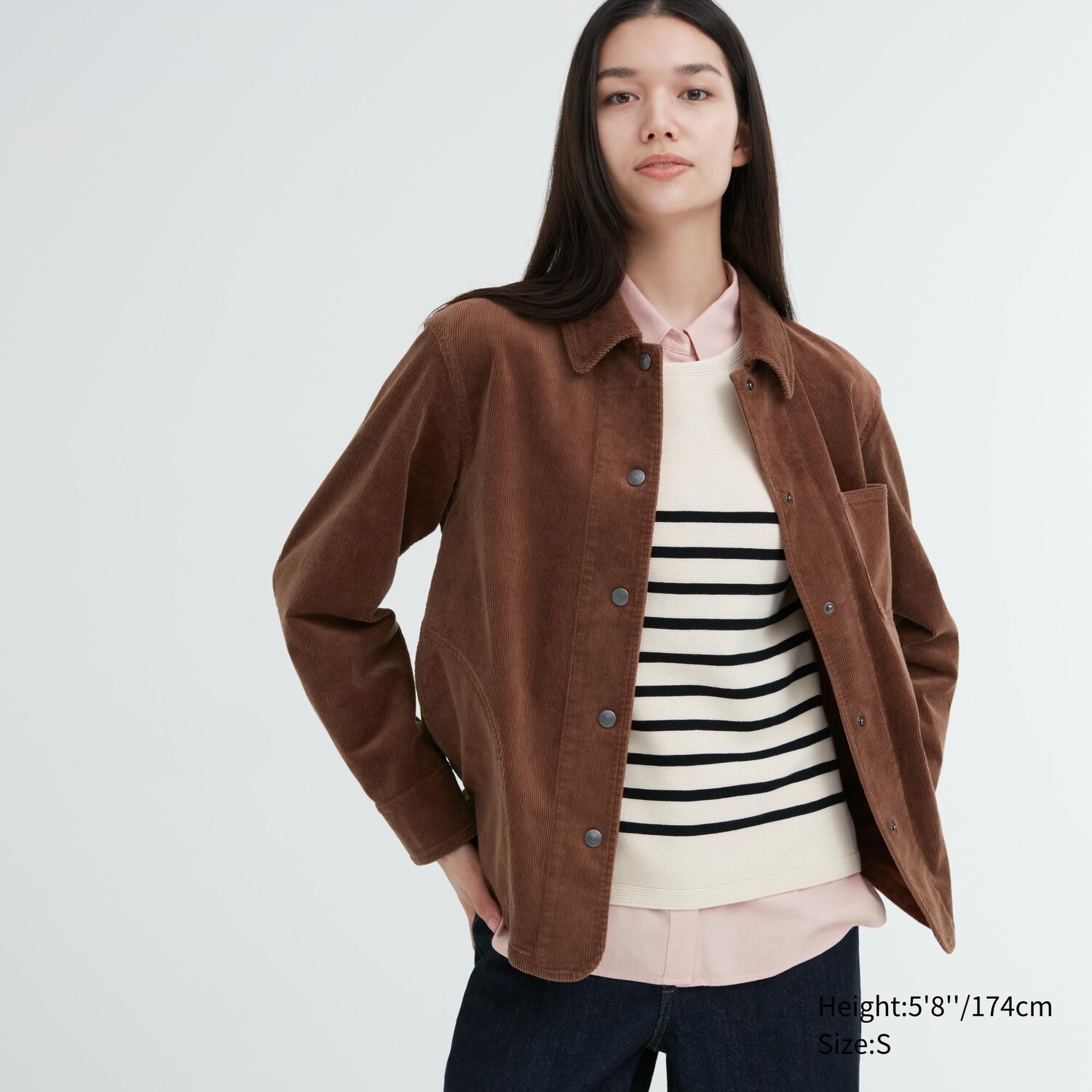 

Вельветовый комбинезон Uniqlo, коричневый