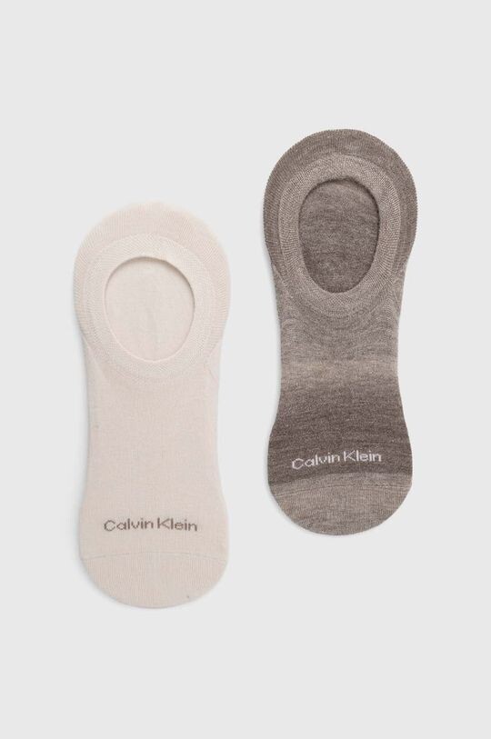 

2 пары носков Calvin Klein, бежевый