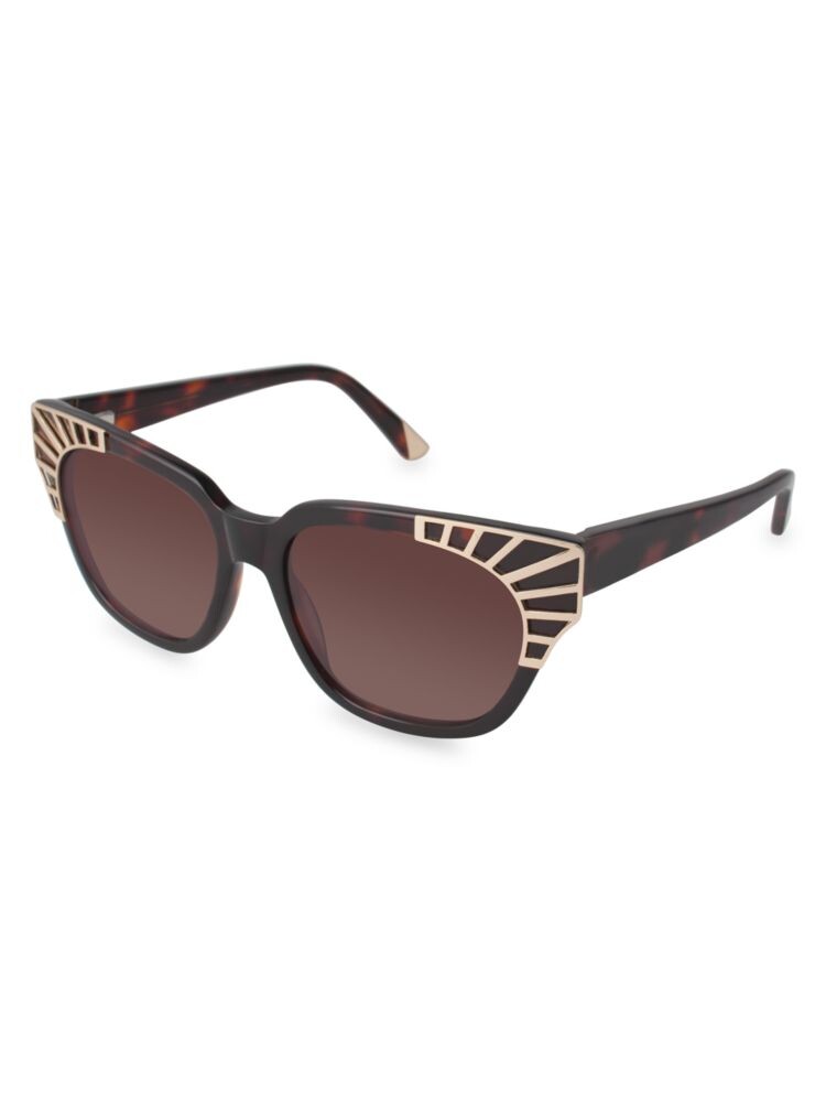 

Солнцезащитные очки «кошачий глаз» Clubmaster 55MM L.A.M.B., цвет Tortoise