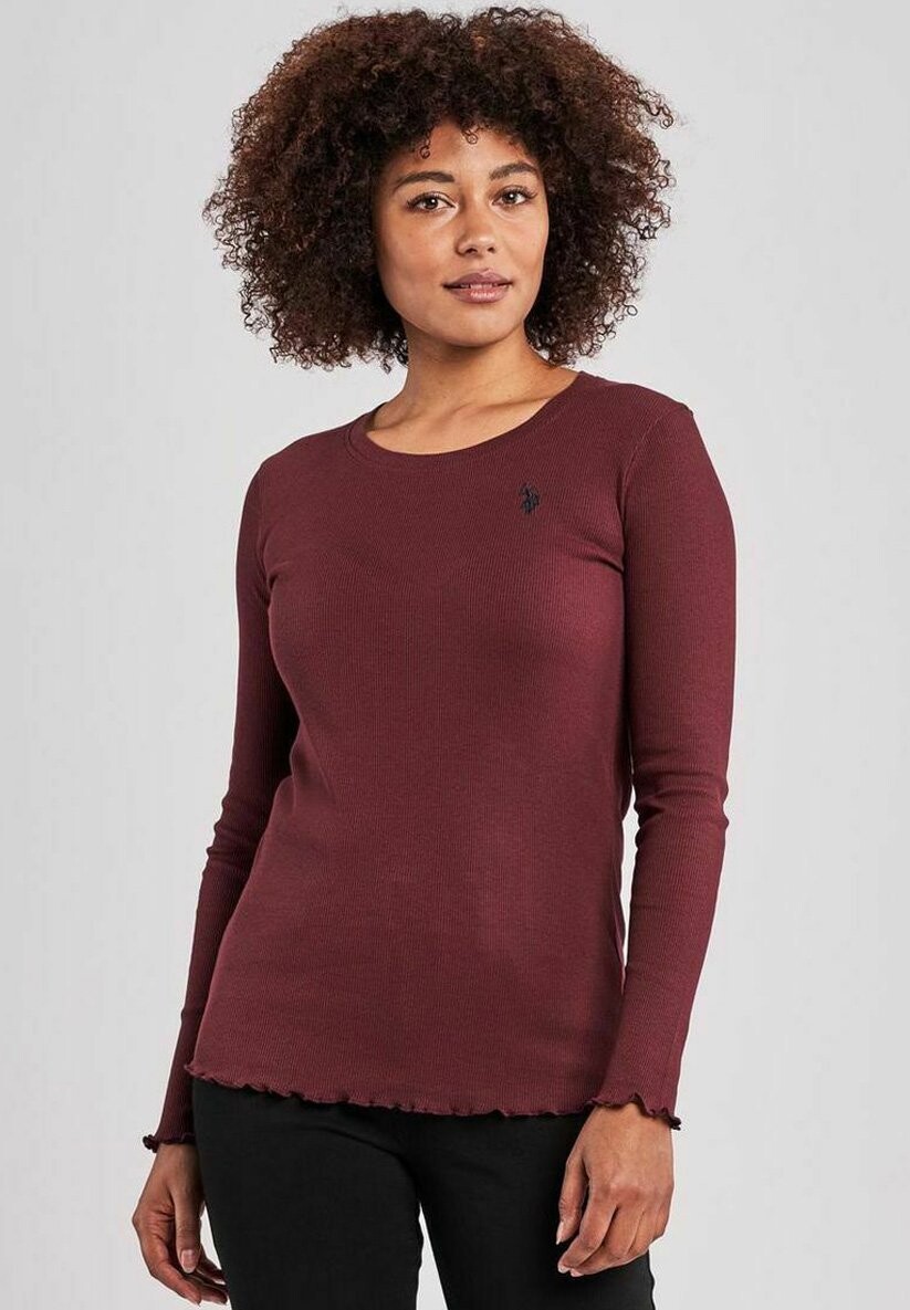 

Рубашка с длинным рукавом CARLOTTA U.S. Polo Assn., цвет port royale