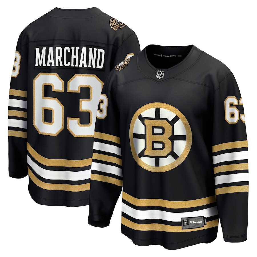 

Джерси Fanatics Branded Boston Bruins, черный