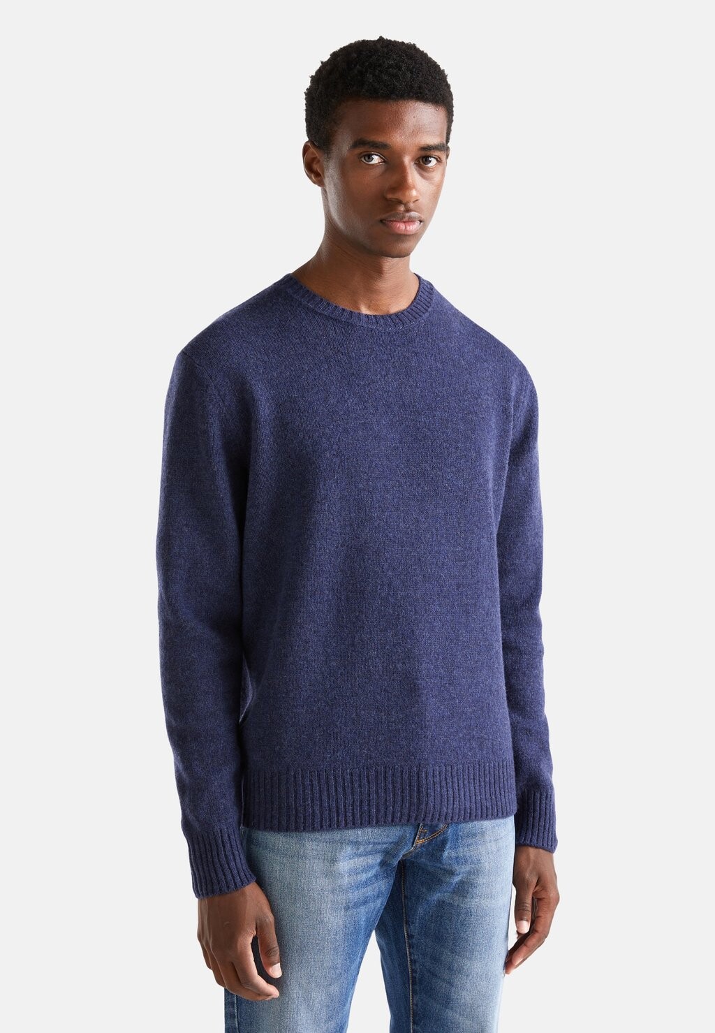 

Свитер In Shetland United Colors of Benetton, синий