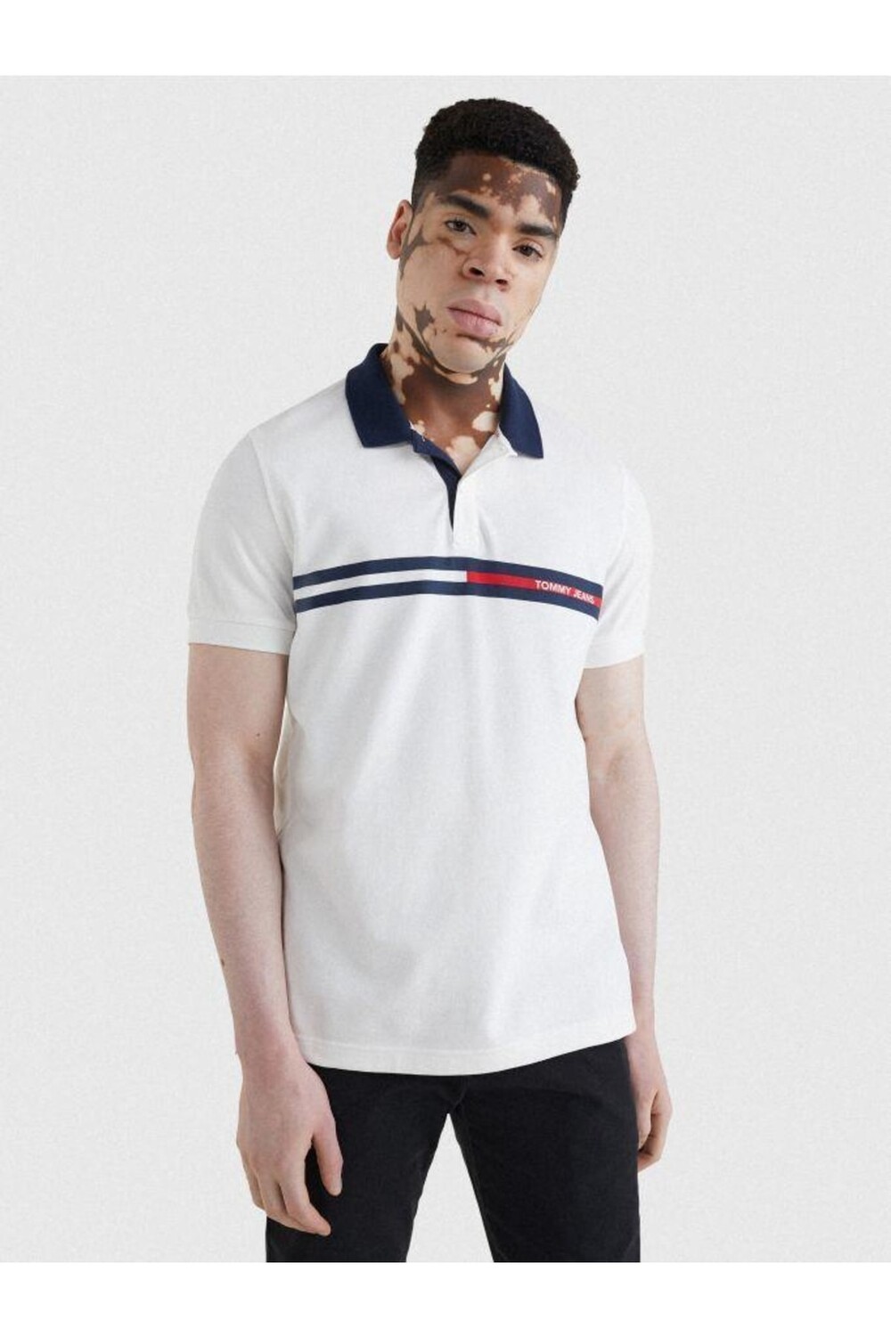 

Футболка-поло – белая – стандартного кроя Tommy Hilfiger, белый