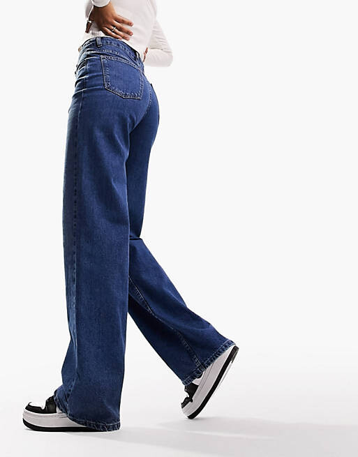 

Голубые джинсы ASOS DESIGN Tall Dad