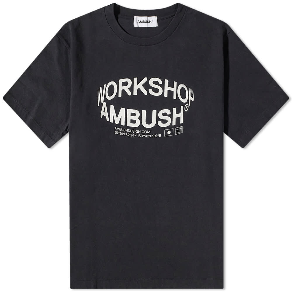 

Футболка с логотипом Ambush Workshop, черный