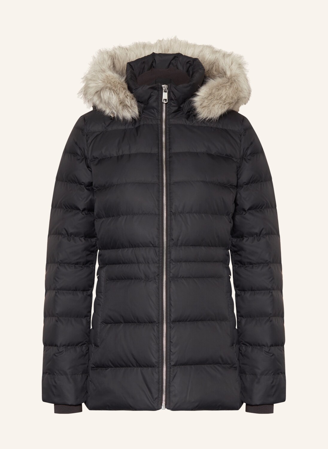 

Пуховик TOMMY HILFIGER TYRA mit abnehmbarer Kapuze, черный