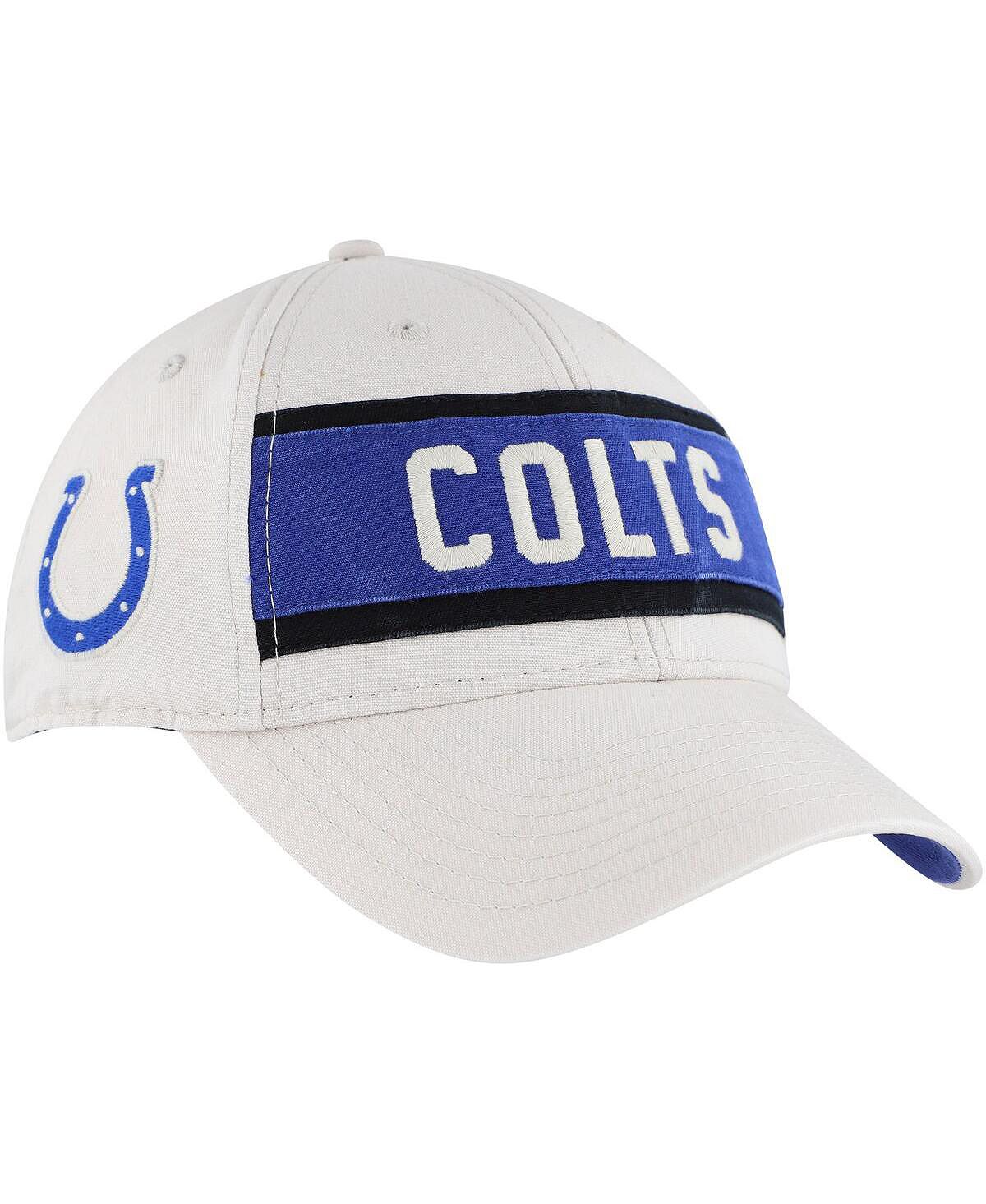 Мужская кремовая регулируемая кепка Indianapolis Colts Crossroad MVP '47 Brand мужская кремовая регулируемая кепка kentucky wildcats crossroad mvp 47 brand