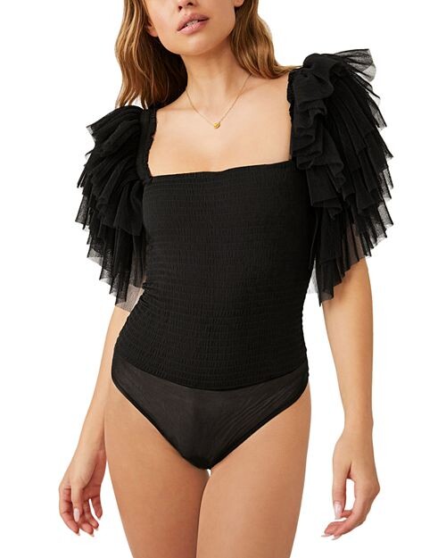 

Боди «Убей свет» Free People, цвет Black