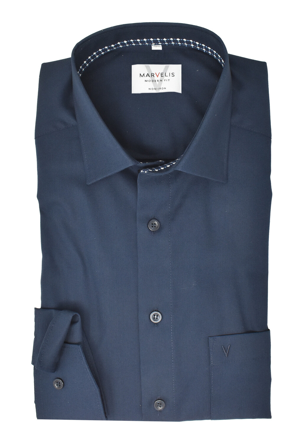 

Рубашка MARVELIS Modern Fit Business, синий