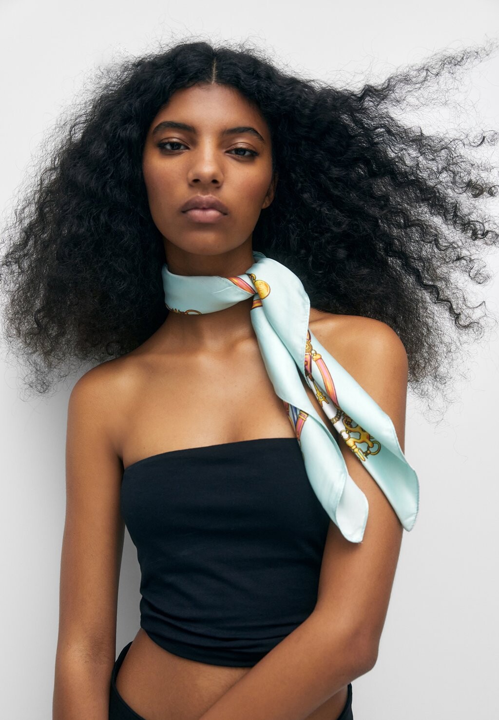 

Шарф PULL&BEAR, зеленый