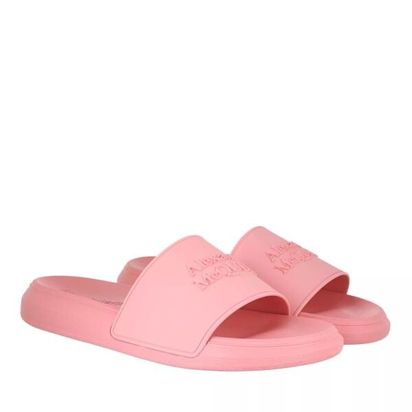 

Сандалии slide sandals Alexander Mcqueen, розовый