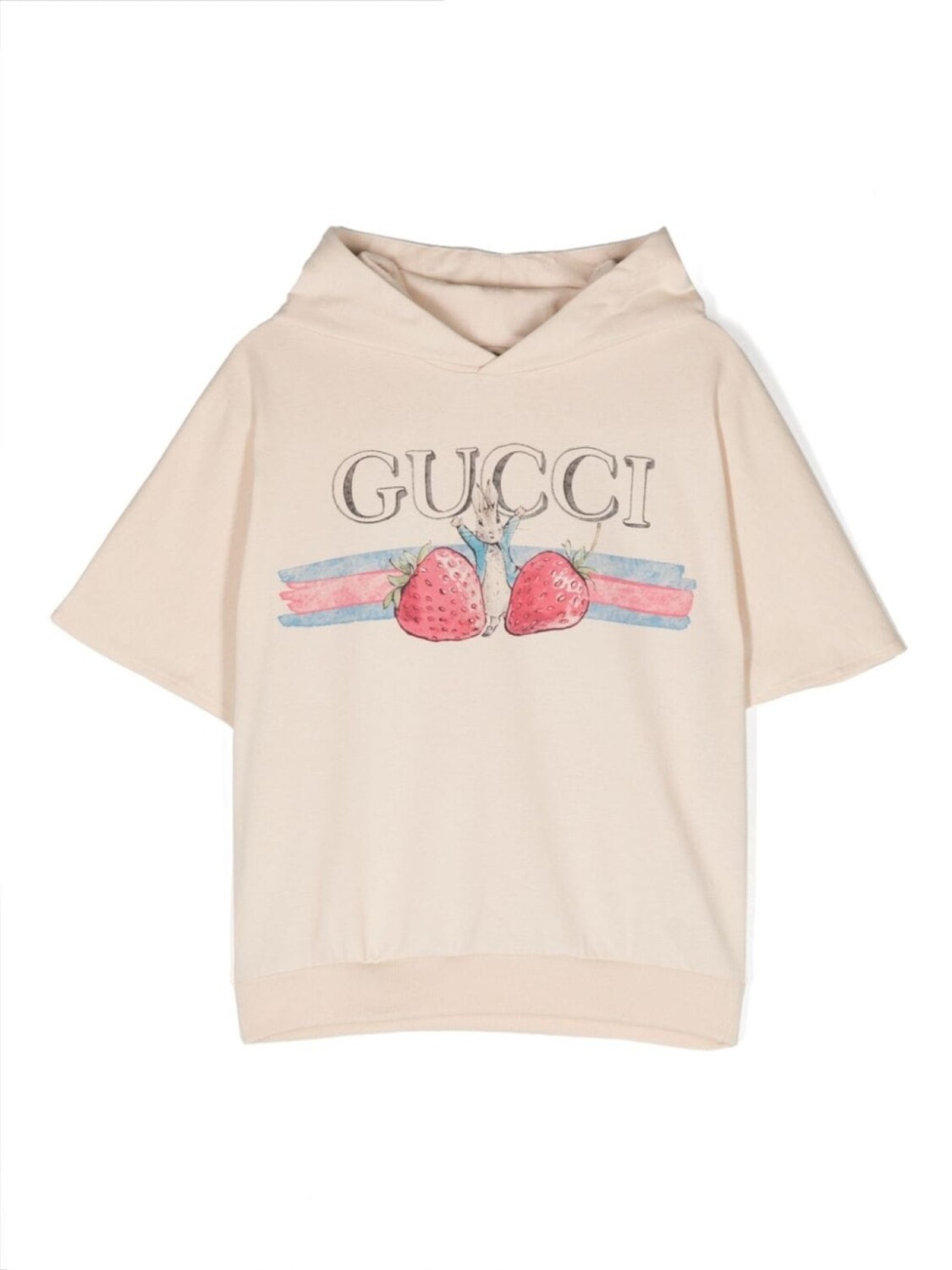 

Gucci Kids худи из коллаборации с Peter Rabbit™, нейтральный цвет