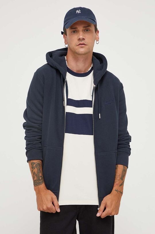 

Толстовка Superdry, темно-синий