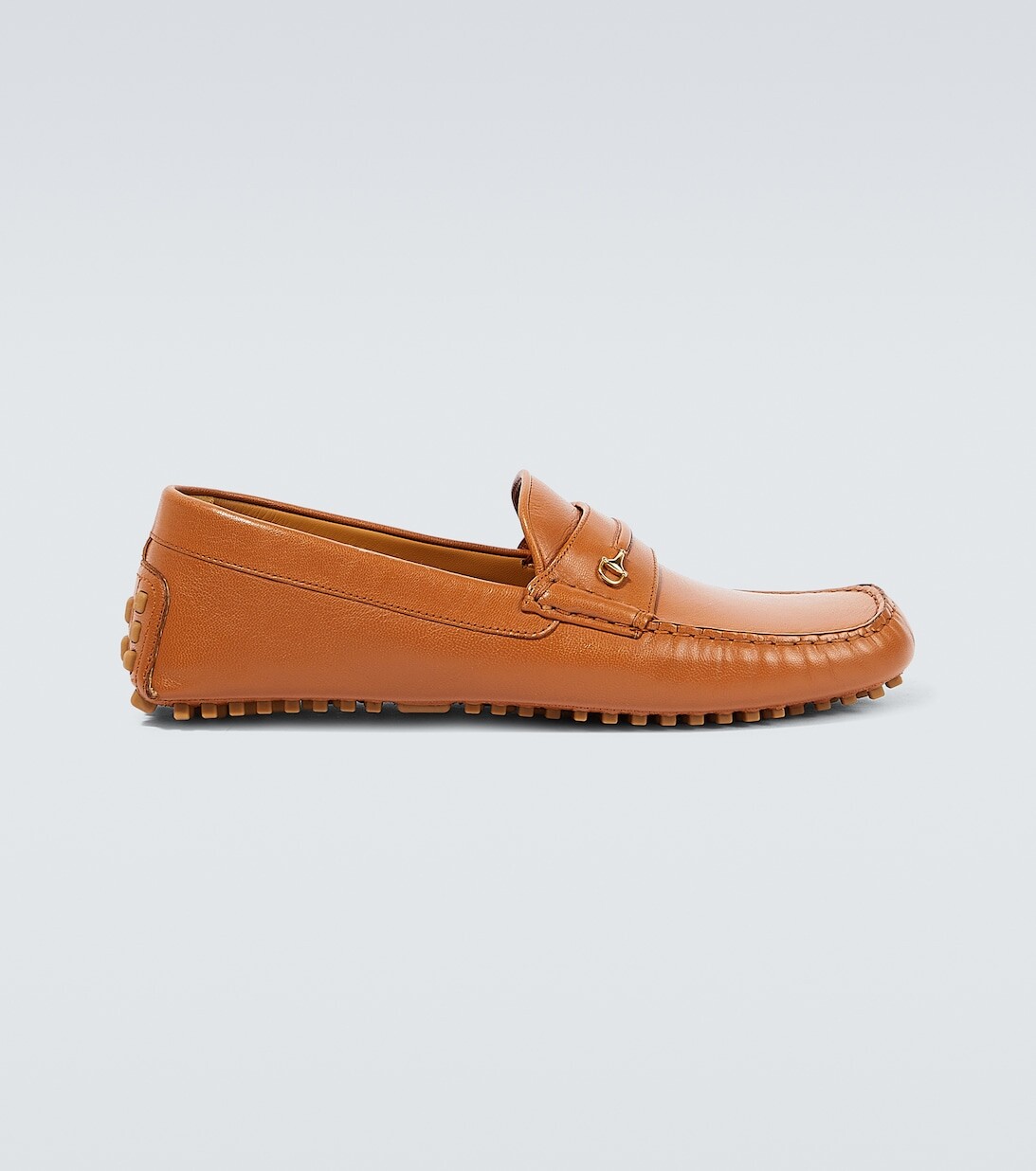 

Кожаные лоферы Horsebit Gucci, черный