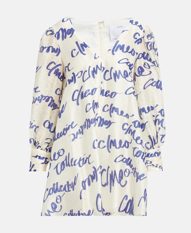 

Льняное платье C/MEO Collective, белый
