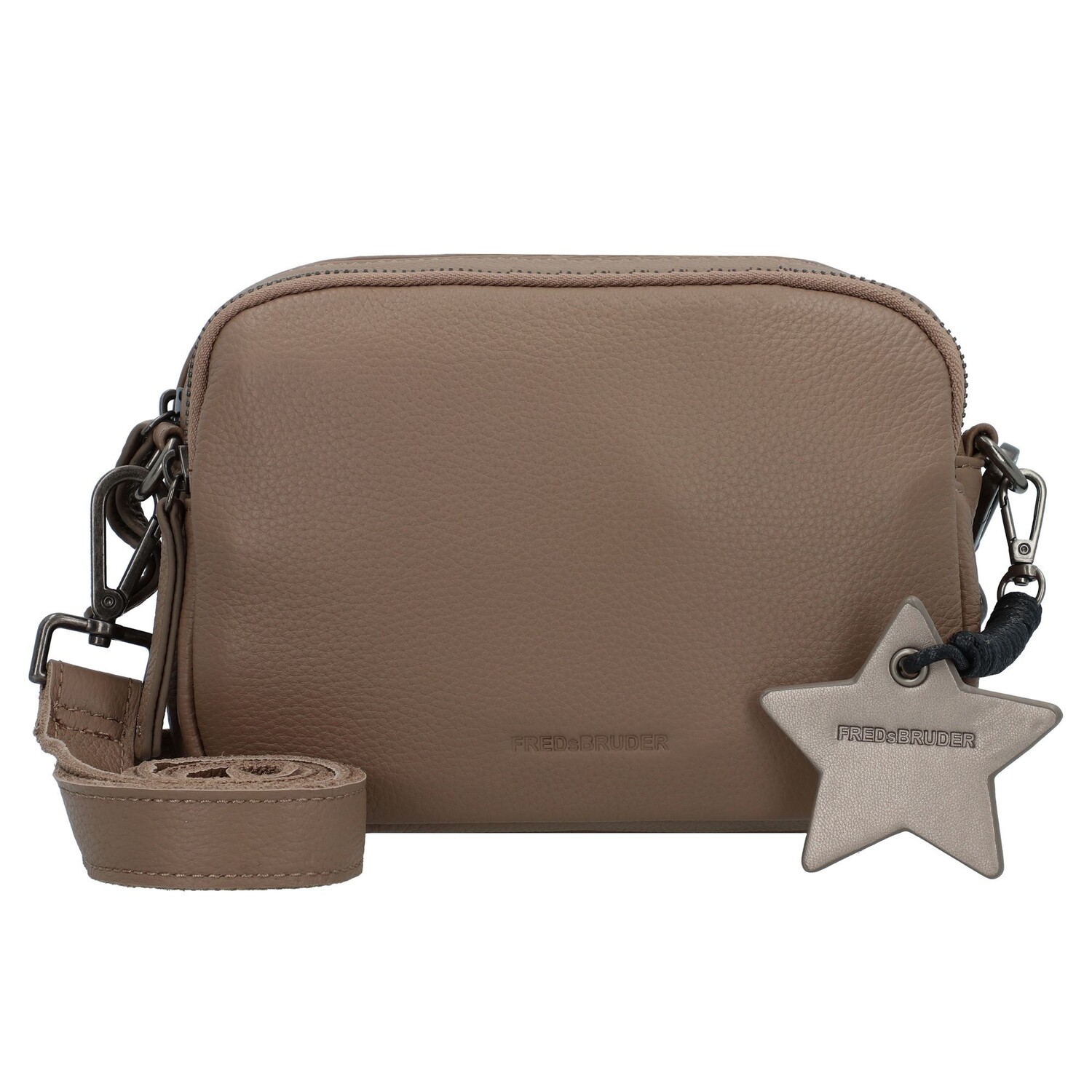 

Сумка через плечо FREDs BRUDER Joy Umhängetasche Leder 20 см, цвет almond