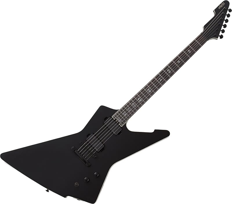 

Электрогитара Schecter E-1 SLS Elite Evil Twin Electric Guitar in Satin Black