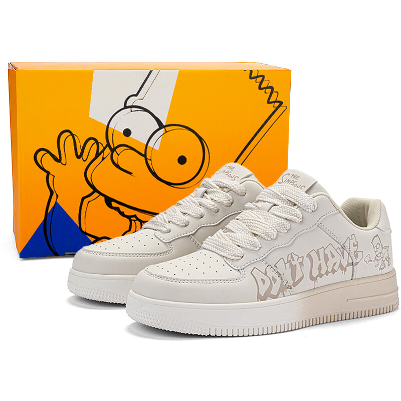 

Кроссовки The Simpsons Skateboarding Shoes Unisex Low-top, черный